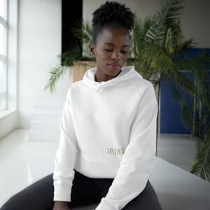 MYOVÄ Sweat à capuche logoté — Pull minimaliste