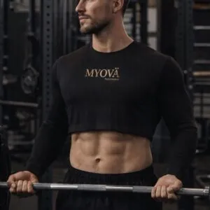 (ELITE) Sweat-shirt court délavé vintage