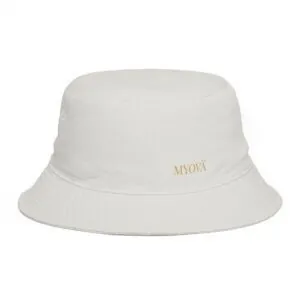 (BOB) brodé MYOVÄ — Chapeau de soleil d'été décontracté marron