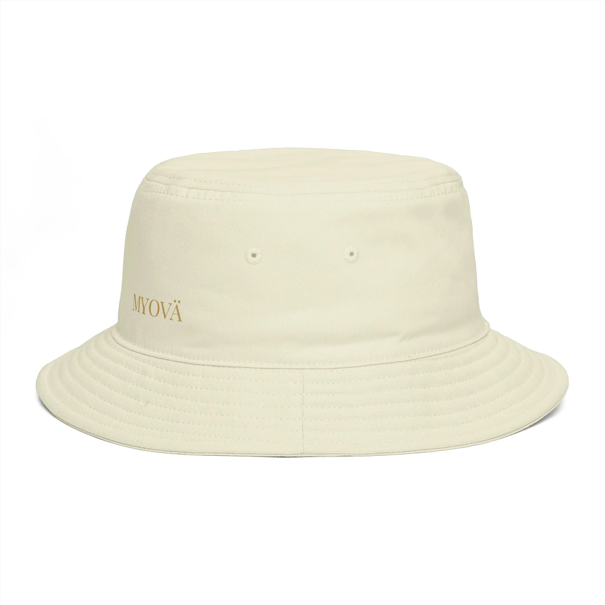 (BOB) brodé MYOVÄ — Chapeau de soleil d'été décontracté marron – Image 27