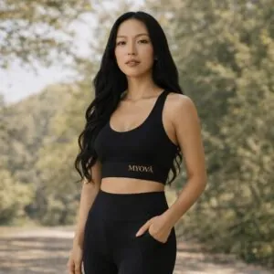 (THEX) Soutien-gorge de sport à bretelles croisées