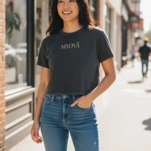 (SUN) Haut court délavé