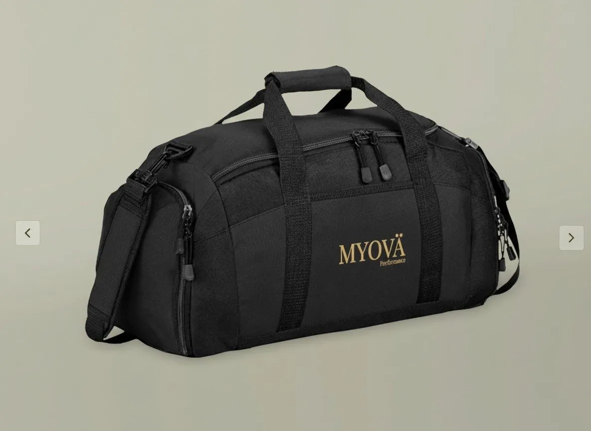 (GROOVE) Sac de sport brodé MYOVÄ – Sac de sport résistant avec bandoulière – Image 11