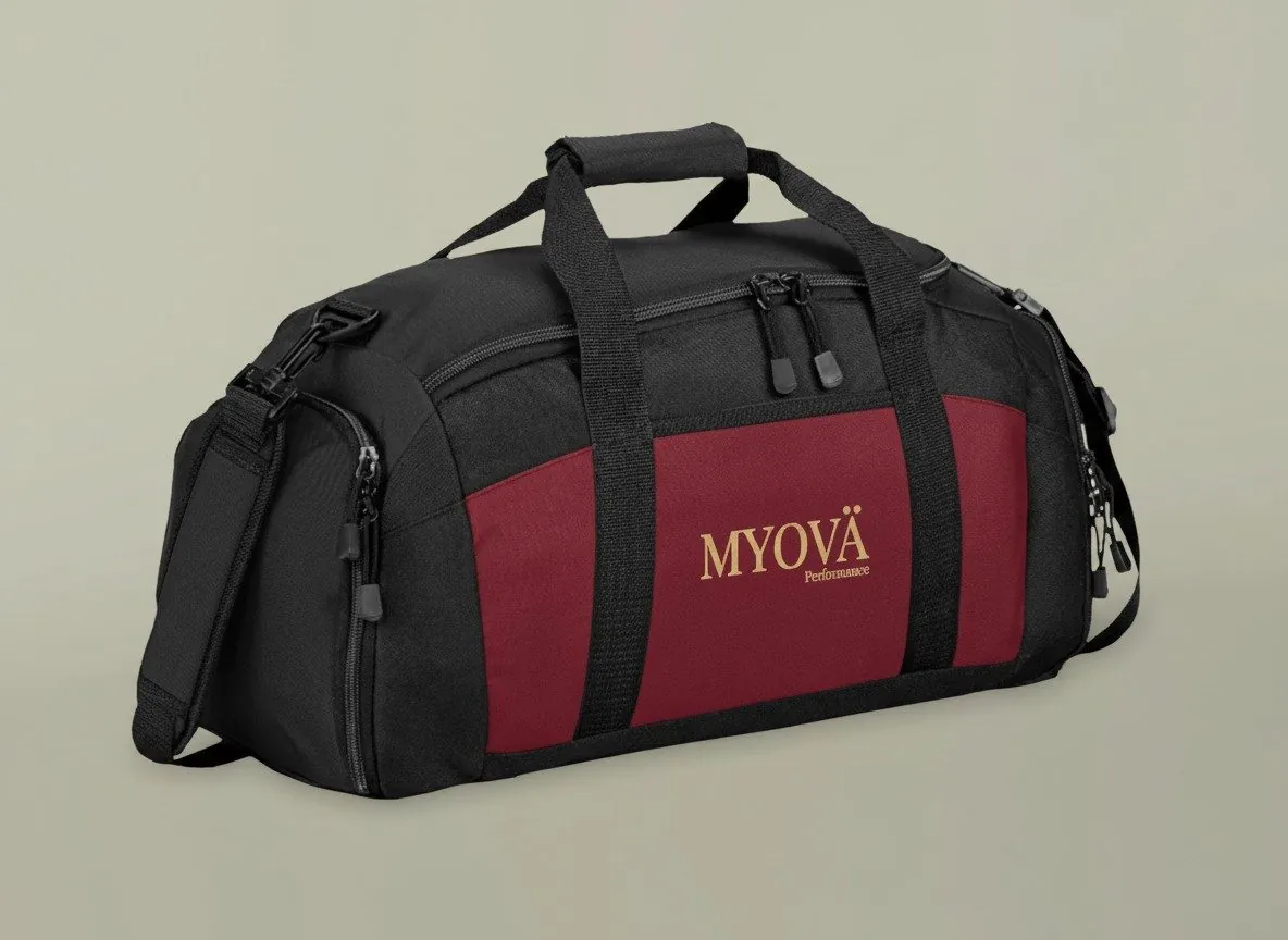 (GROOVE) Sac de sport brodé MYOVÄ – Sac de sport résistant avec bandoulière – Image 12