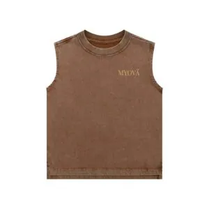 Débardeur enfant délavé à la neige