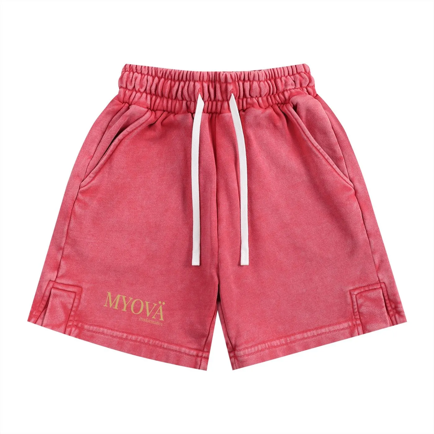 Shorts pour enfants délavés à la neige – Image 6