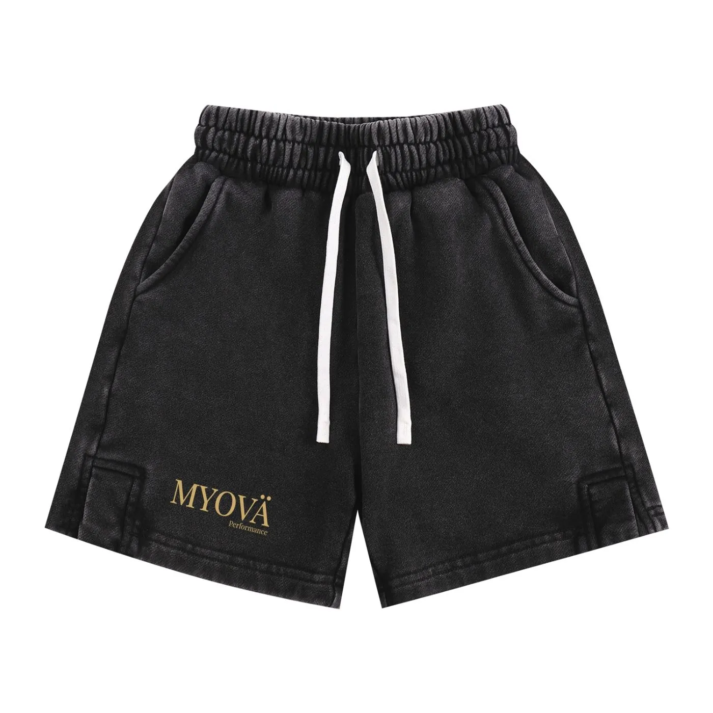 Shorts pour enfants délavés à la neige – Image 2