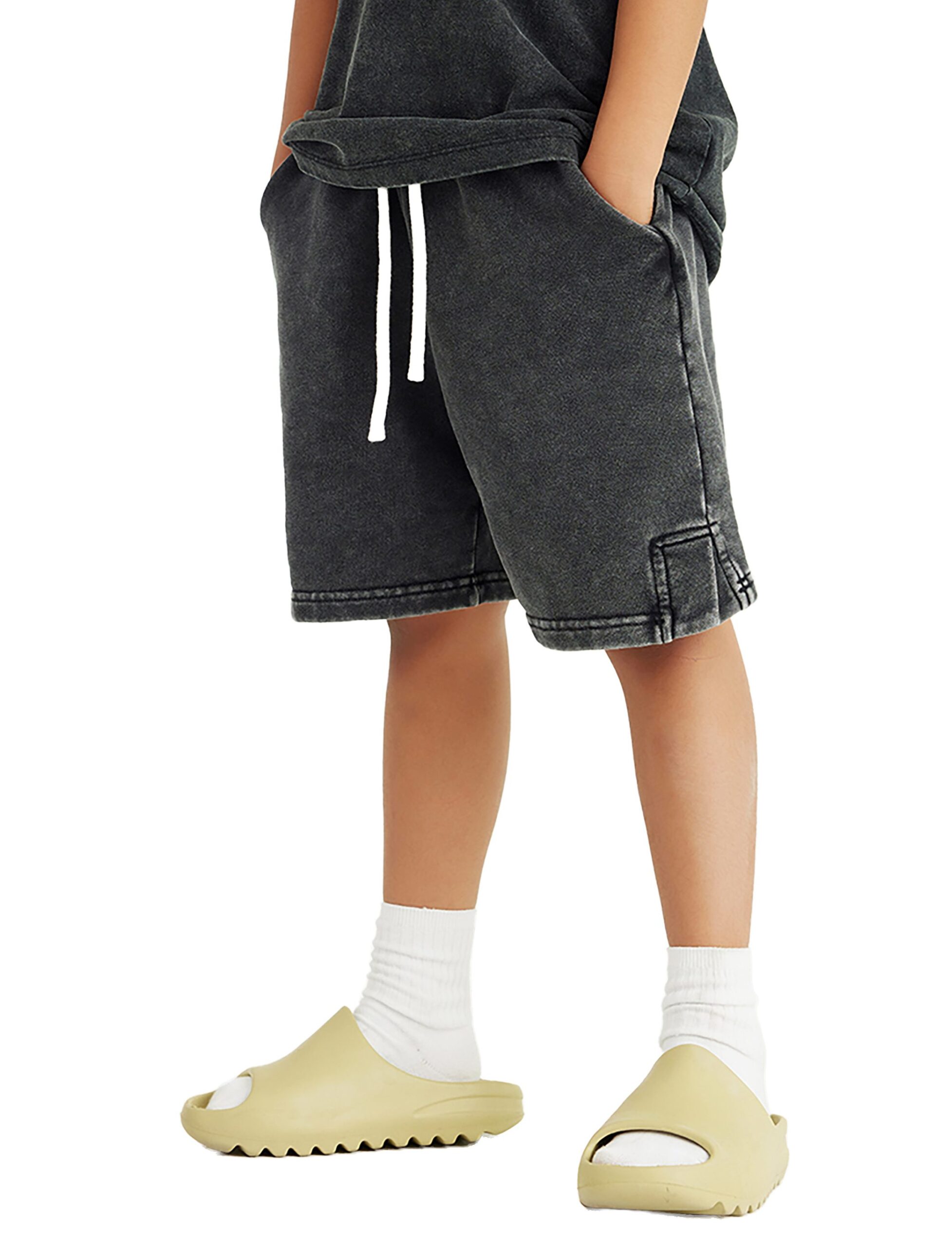 Shorts pour enfants délavés à la neige – Image 18