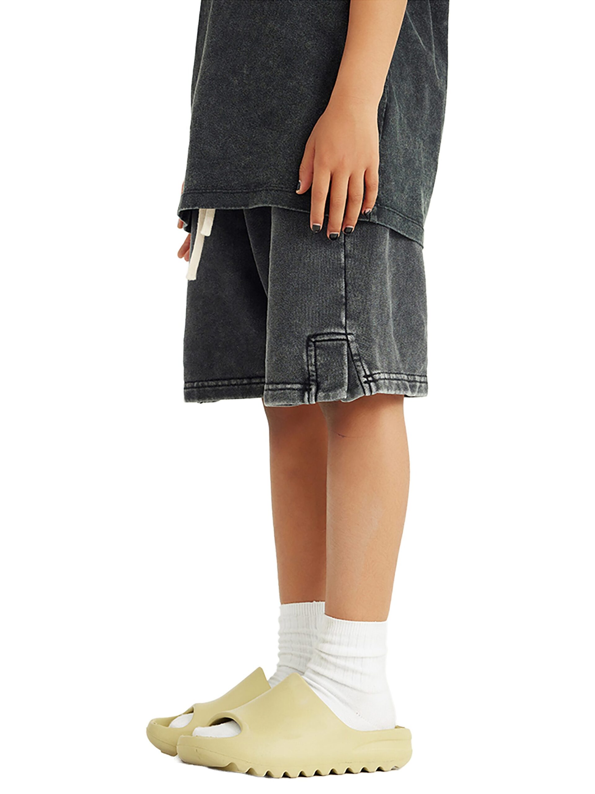 Shorts pour enfants délavés à la neige – Image 16